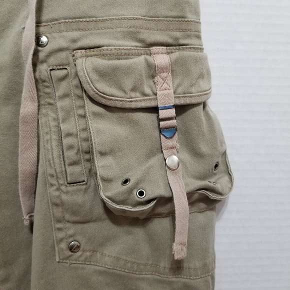 Zinc pants 1 cargo utility pockets steampunk Kim Possible Y2K 90's steampunk - Picture 5 of 15